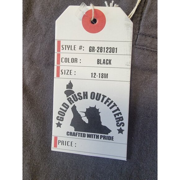 Vintage Gold Rush Outfitters Baby Polo Shirt Embroidered Eagle Design 100% Cotto - Picture 4 of 9